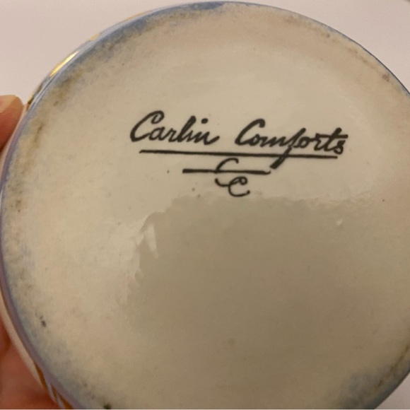 1930’s Vintage Amogee Hand Painted French Porcelain Desk Set by Carlin Comforts - Picture 9 of 16